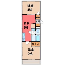 江曽島駅 徒歩15分 2階の物件間取画像